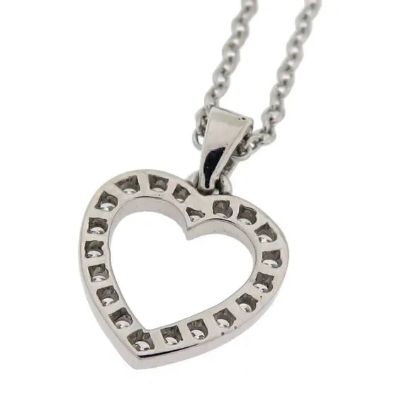 TIFFANY Silver Heart Necklace
